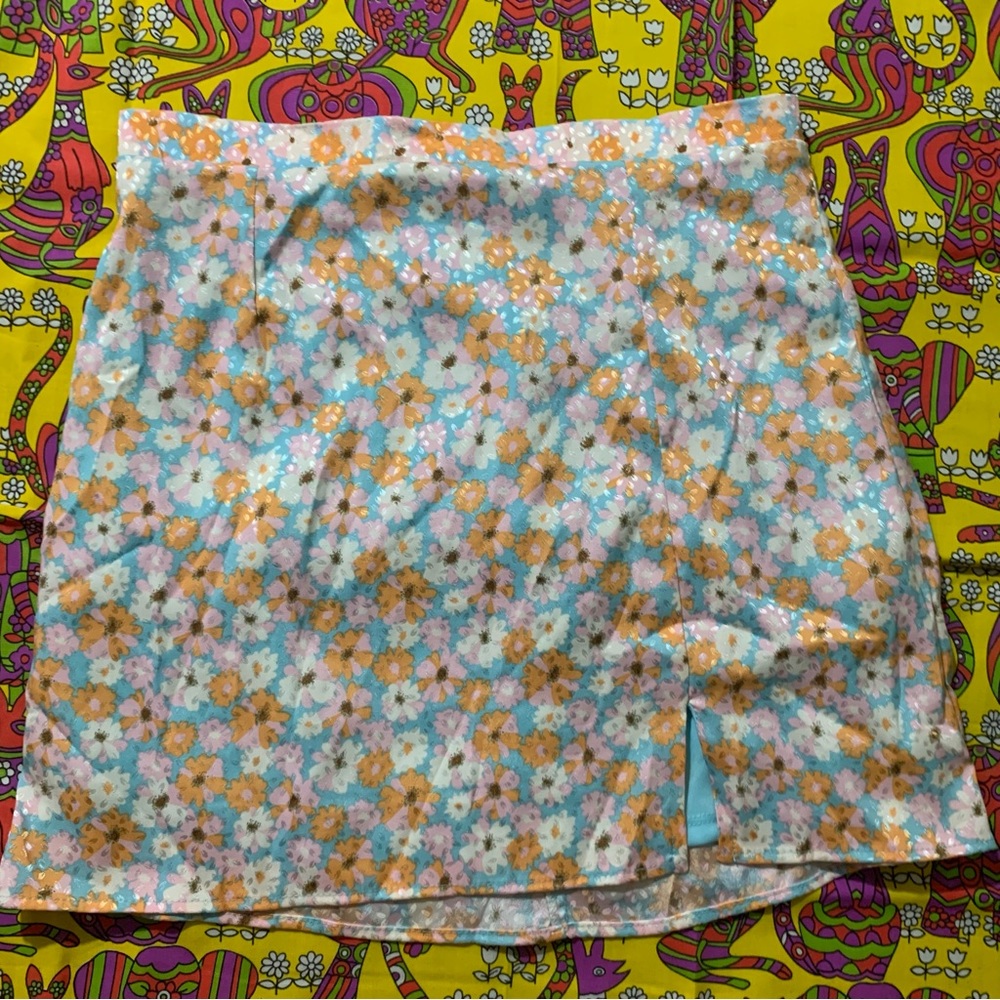 Lelis Floral Mini Skirt